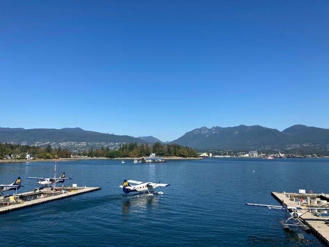 Seaplanes on Vancouver Harbour